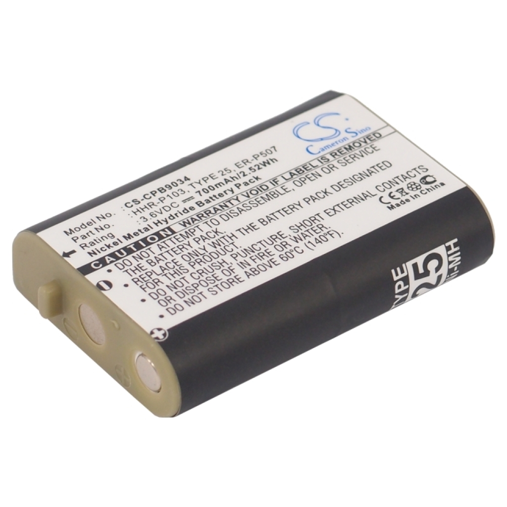 Batterier Ersätter HHR-P103