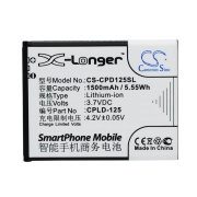 CS-CPD125SL<br />Batteries for   replaces battery CPLD-125