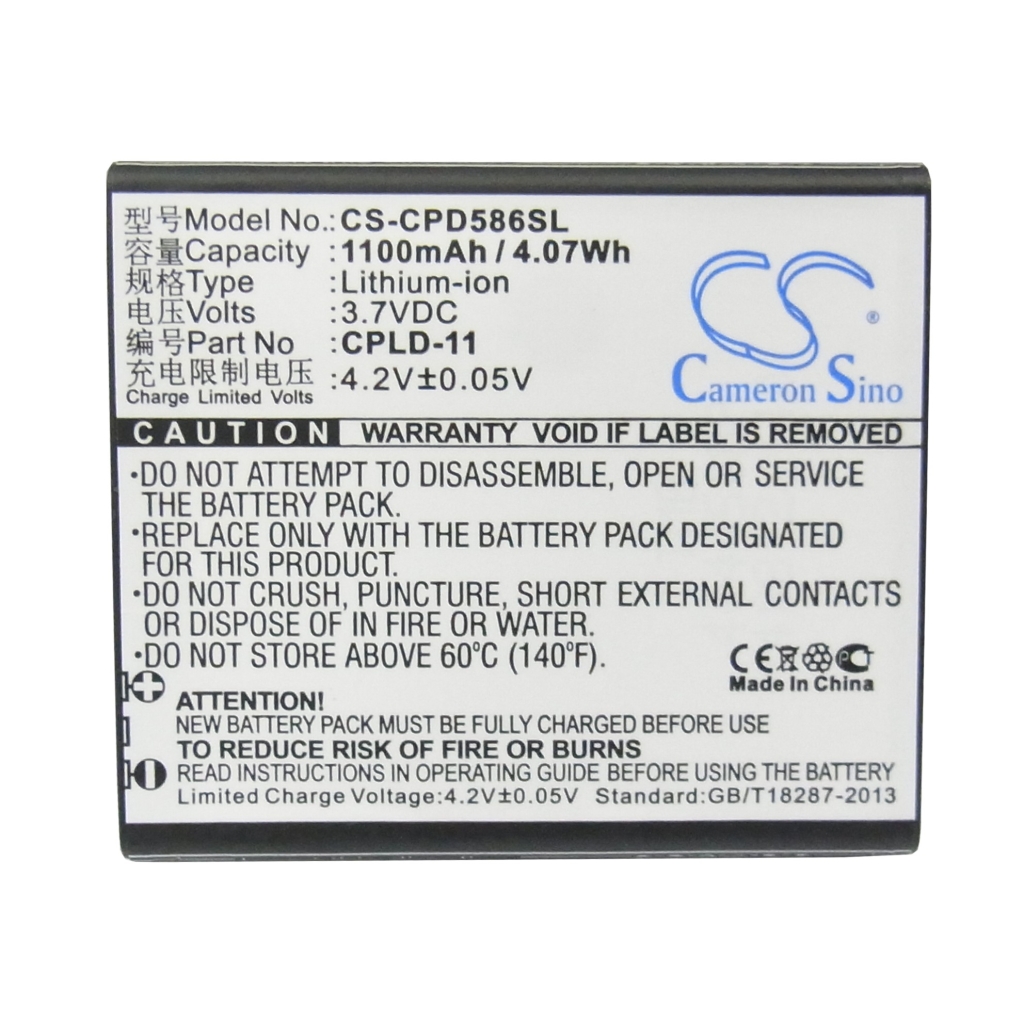 Batterier till mobiltelefoner Coolpad CS-CPD586SL