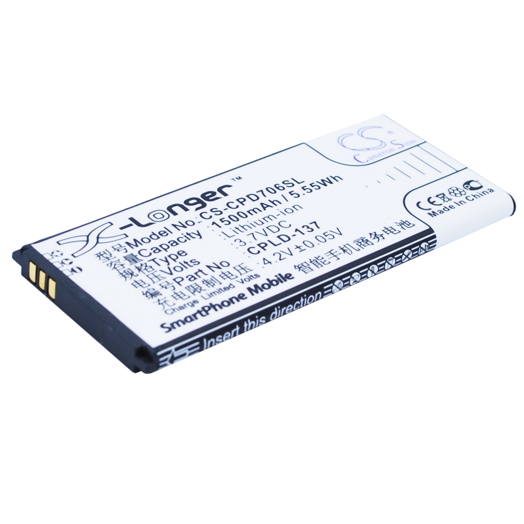 Batterier till mobiltelefoner Coolpad CS-CPD706SL