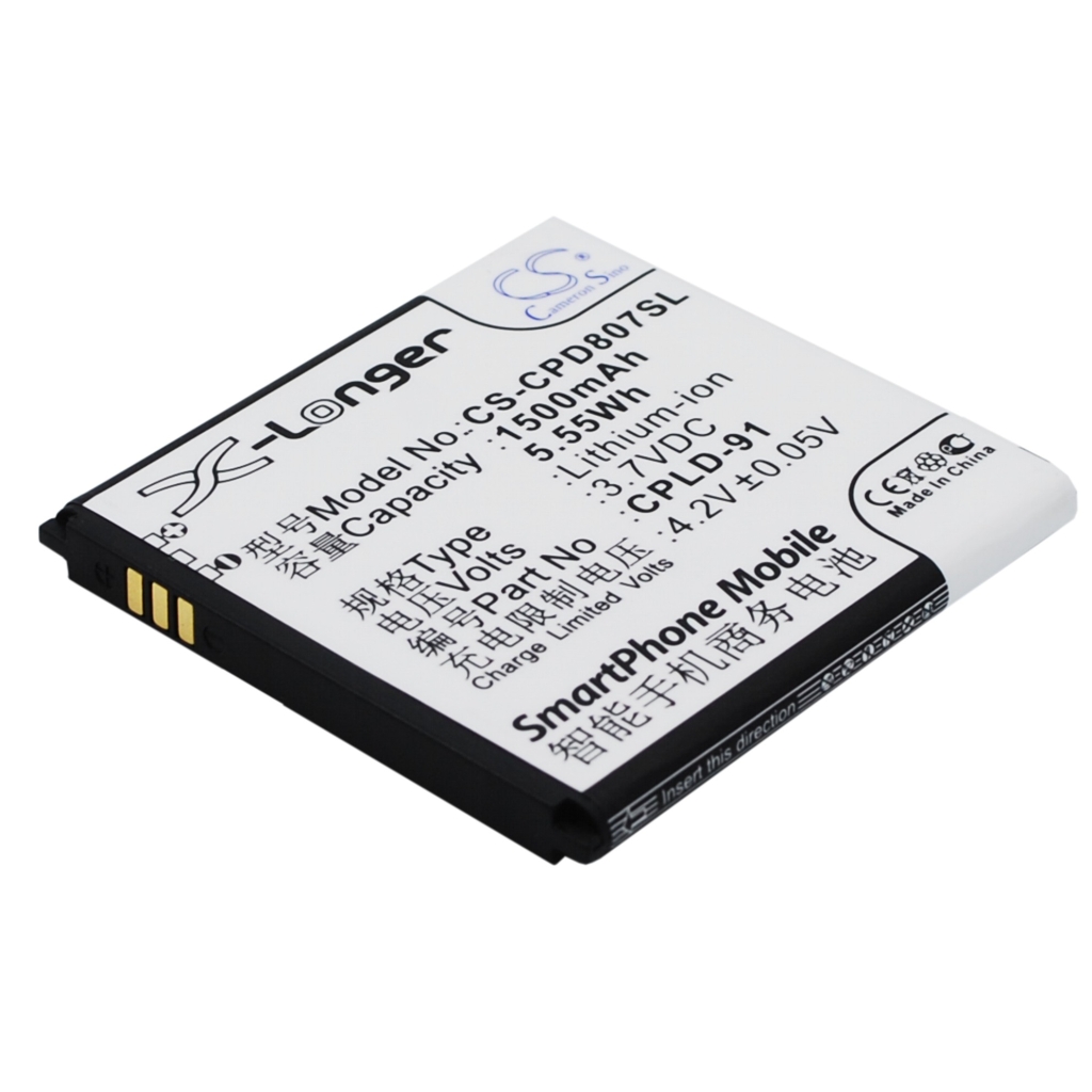 Batterier till mobiltelefoner Coolpad CS-CPD807SL