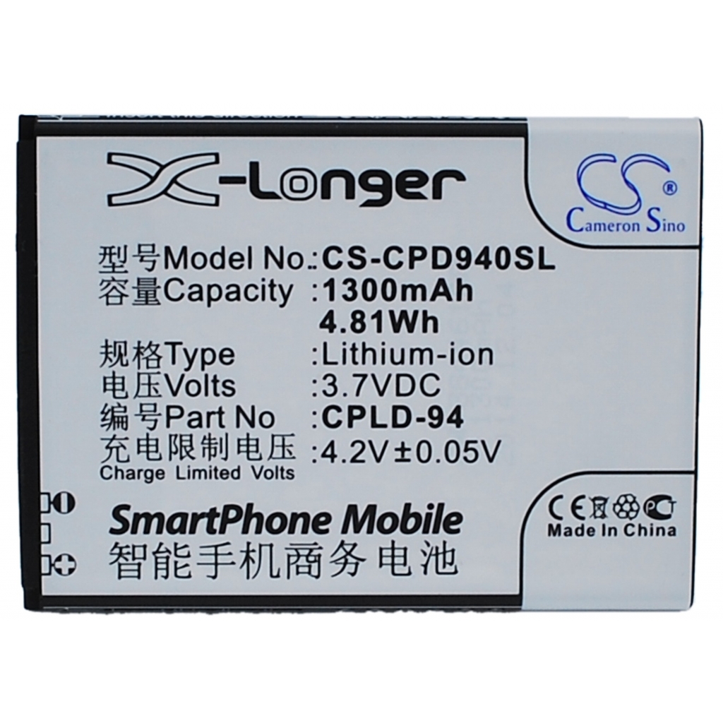 Batterier till mobiltelefoner Yusun CS-CPD940SL