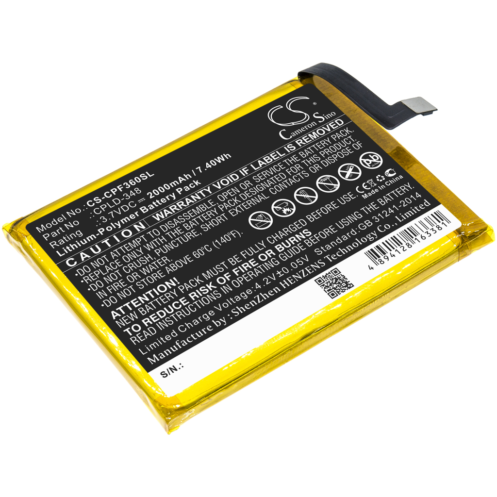 Batterier till mobiltelefoner Orange CS-CPF360SL