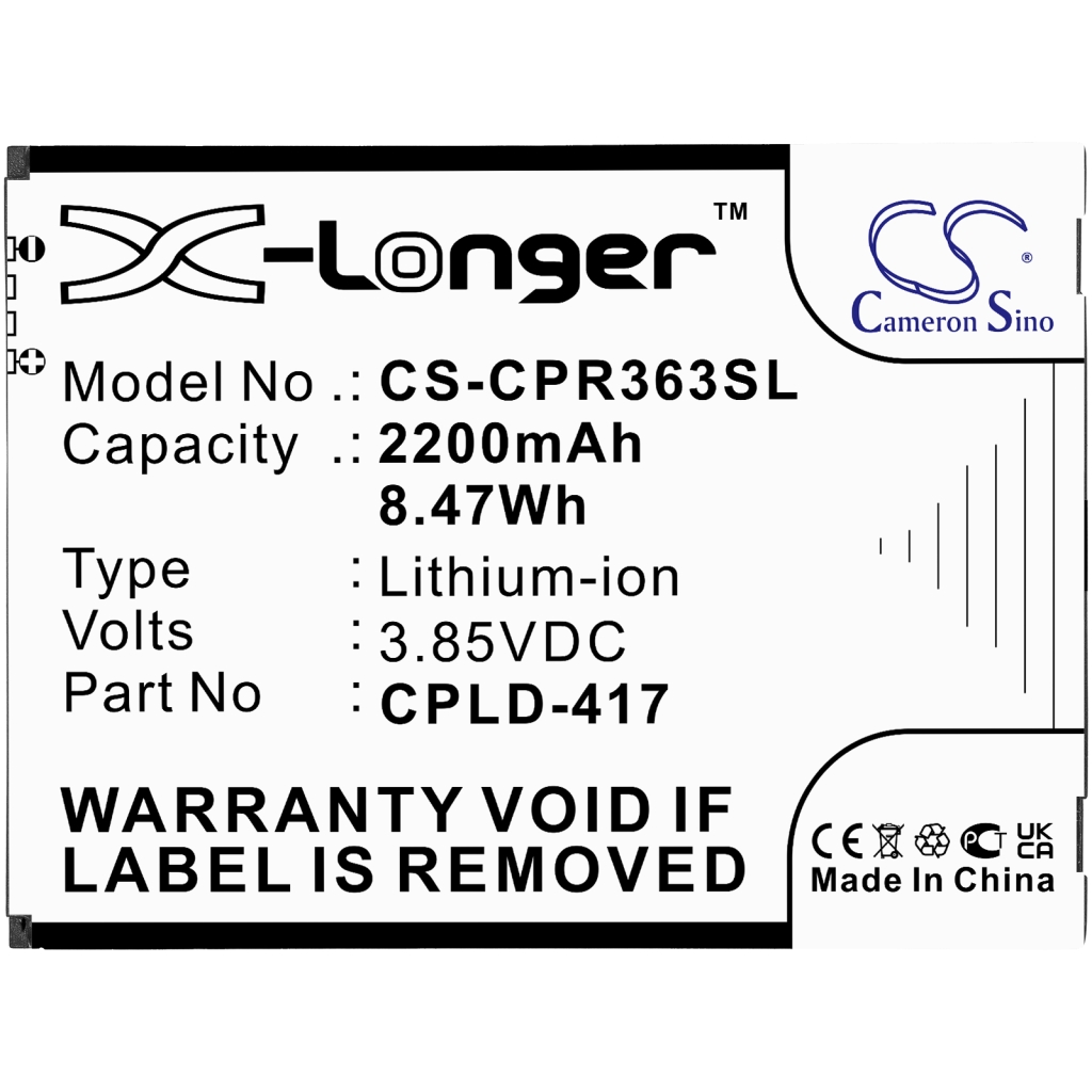 Batterier till mobiltelefoner Coolpad CS-CPR363SL