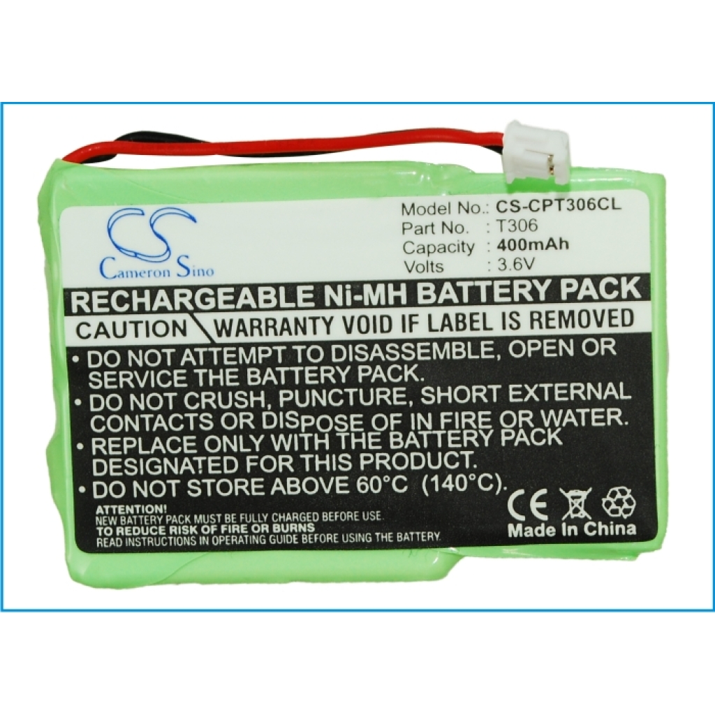 Batterier till trådlösa telefoner Agfeo CS-CPT306CL