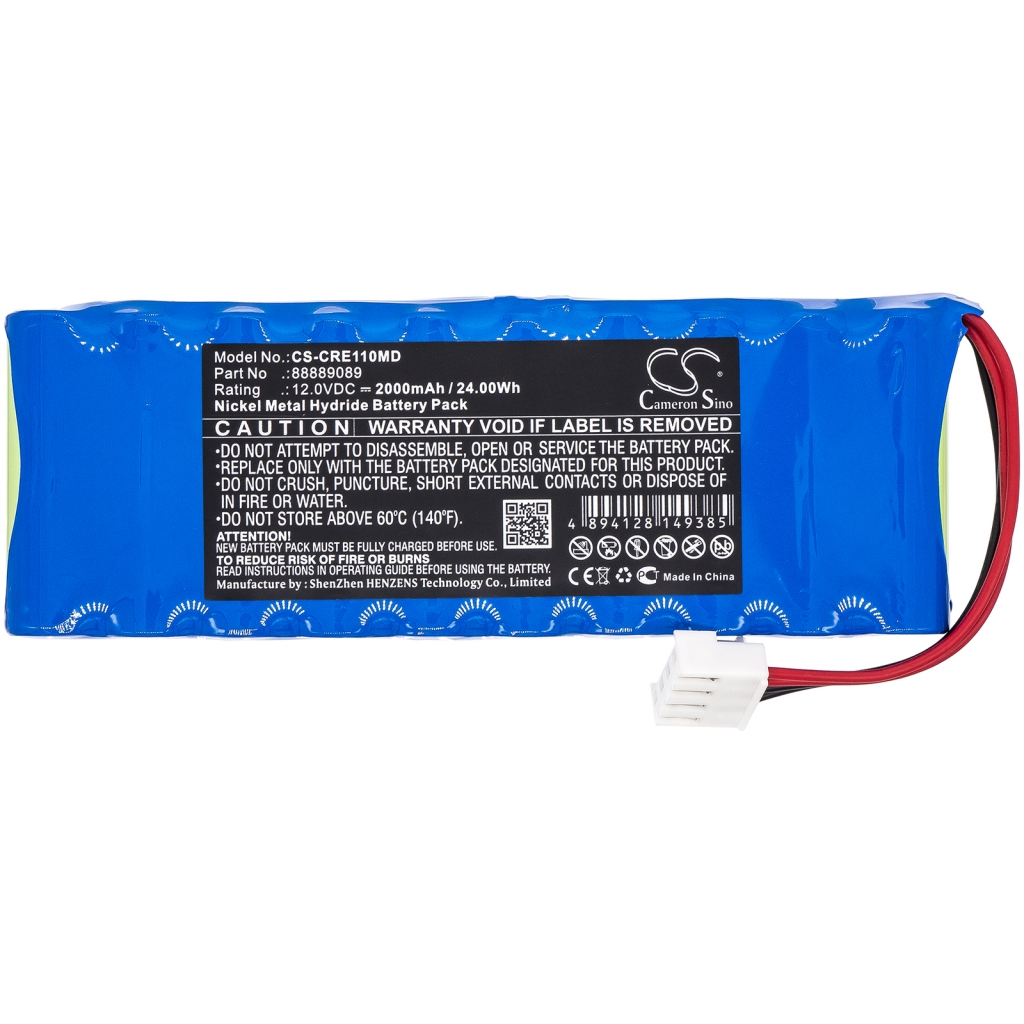 Batterier Ersätter ECG-1101G