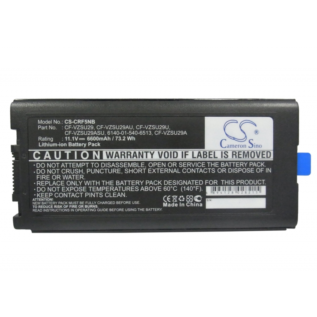 Batterier Ersätter ToughBookCF-29FC9AXS