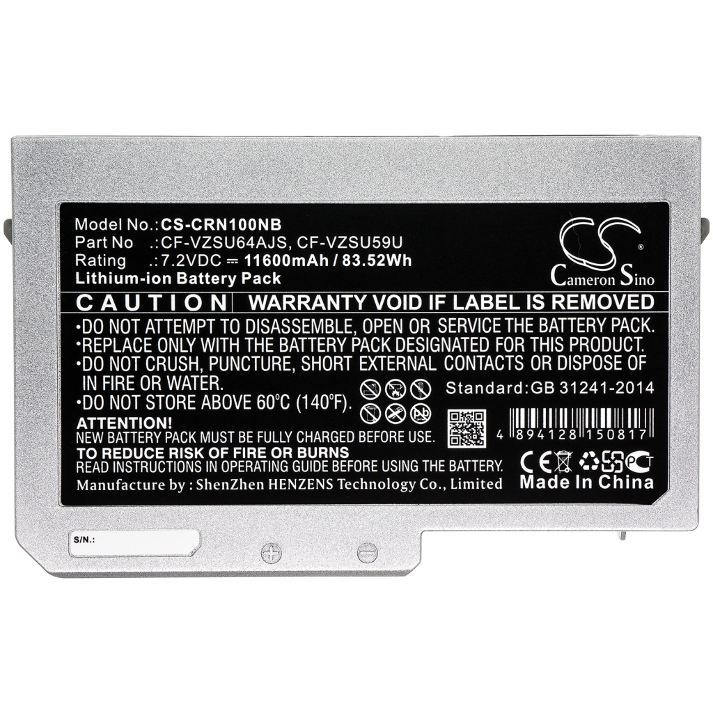 Batterier Ersätter CF-S9