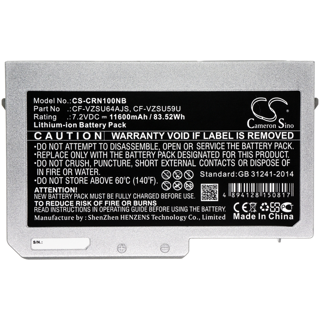 Notebook battery Panasonic CS-CRN100NB