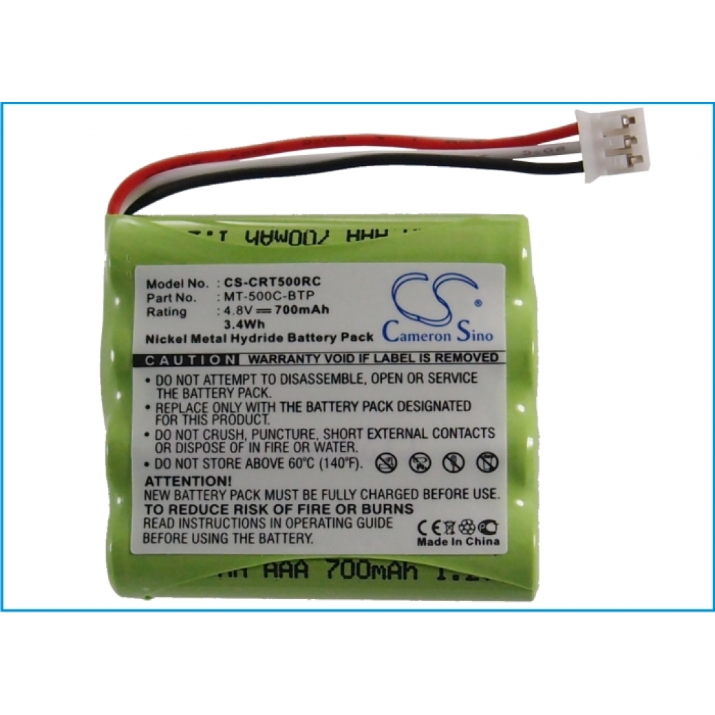 Batterier Batterier till fjärrkontrollen CS-CRT500RC
