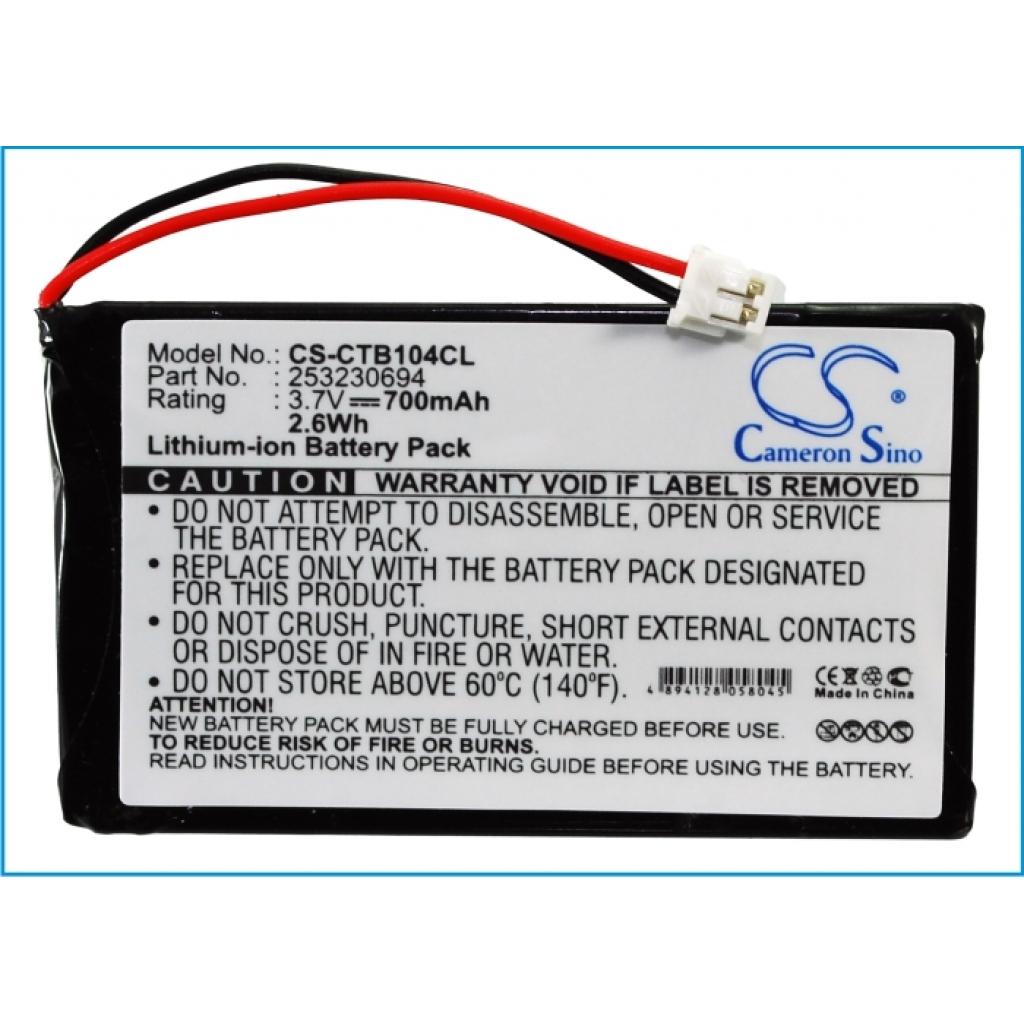 Batterier till trådlösa telefoner Sagem CS-CTB104CL