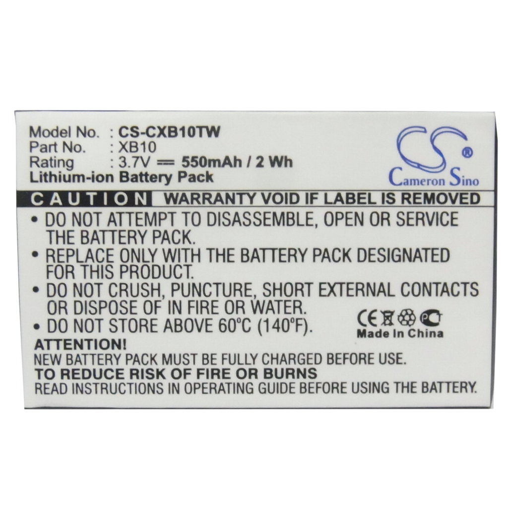 Batterier Ersätter Wristlinx x3x-2