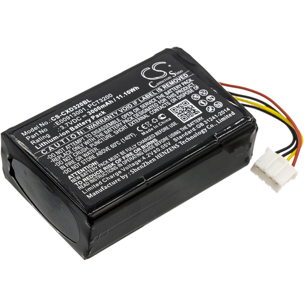 Batterier för skanner C-one CS-CXD320BL