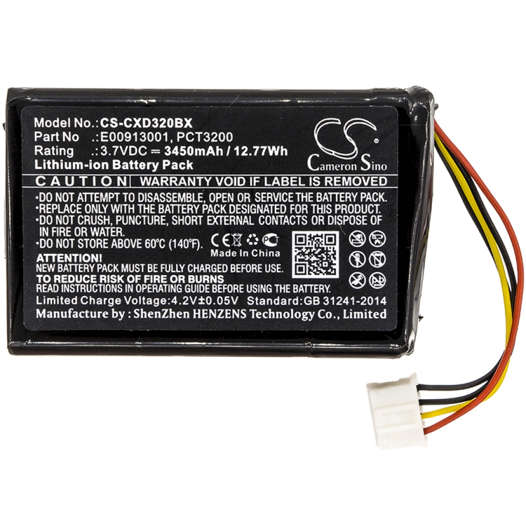 Batterier för skanner C-one CS-CXD320BX