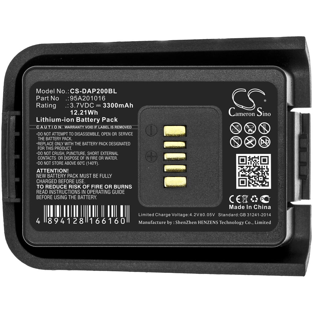 Batterier för skanner Datalogic CS-DAP200BL