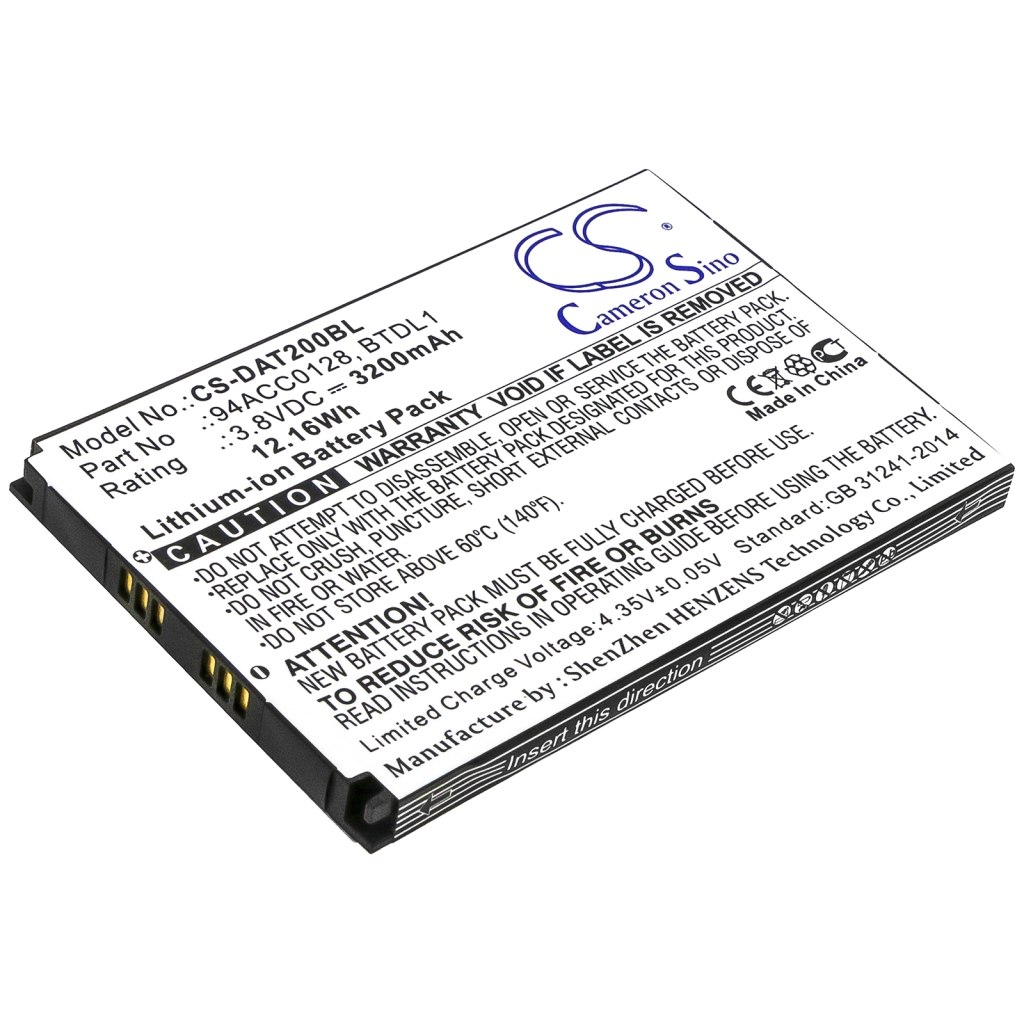 Batterier för skanner Datalogic CS-DAT200BL
