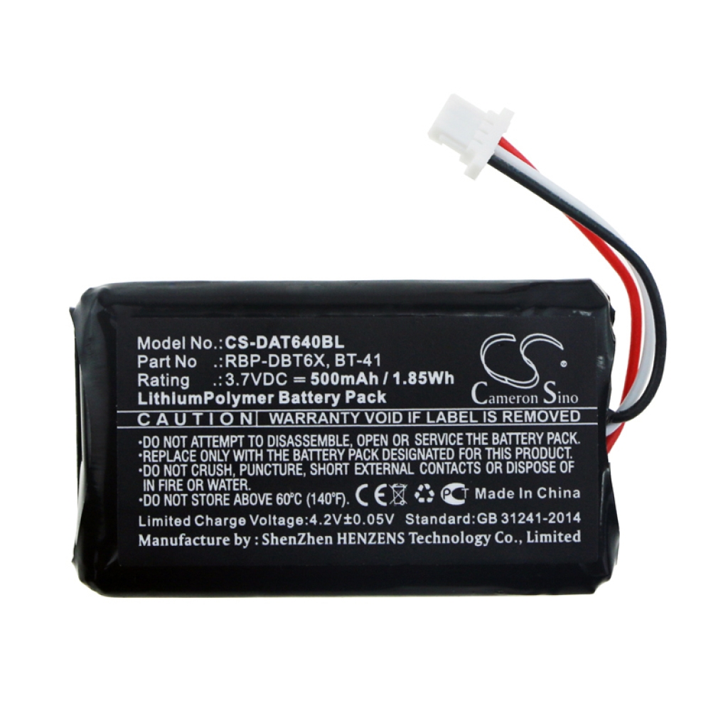 Batterier för skanner Datalogic CS-DAT640BL