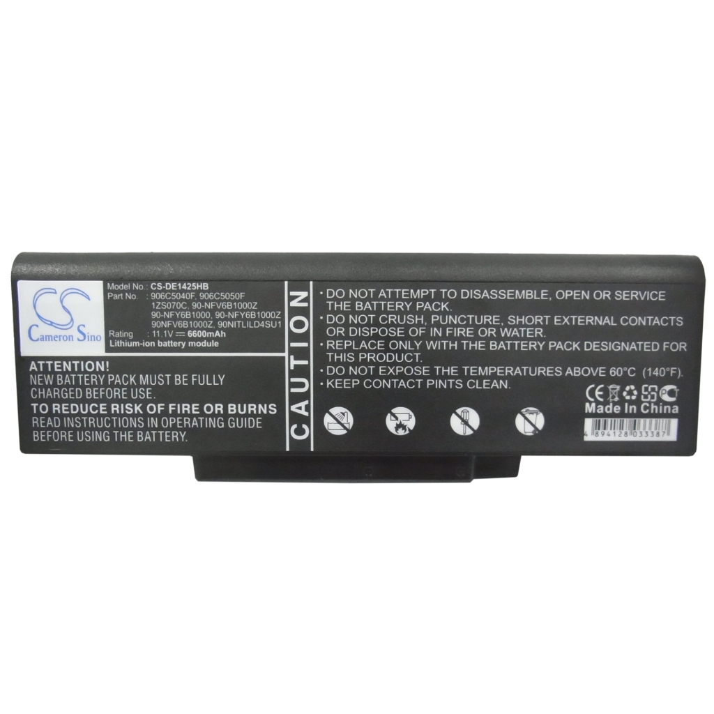 Batterier till bärbara datorer Gigabyte CS-DE1425HB