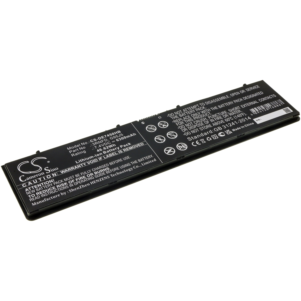 Batterier till bärbara datorer DELL CS-DE7450HB