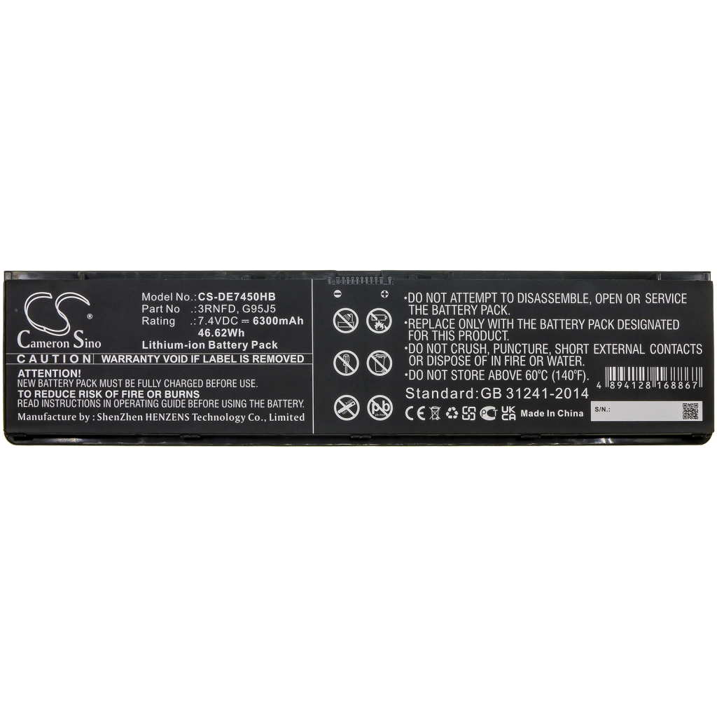 Batterier till bärbara datorer DELL Latitude E7440