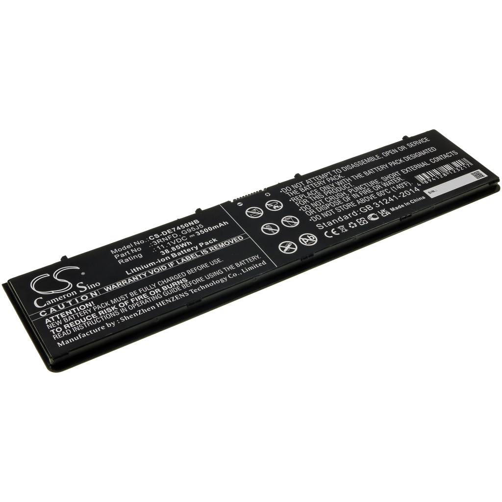 Batterier till bärbara datorer DELL CS-DE7450NB