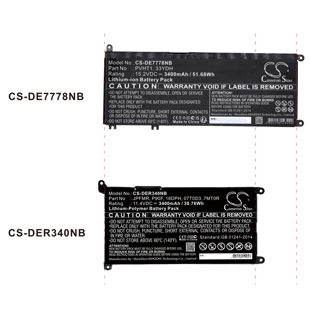 Battery Replaces P72F