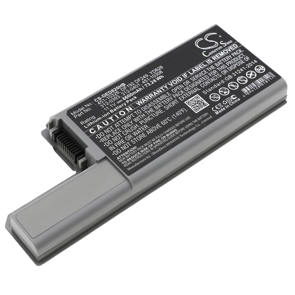 Batterier till bärbara datorer DELL CS-DED820HB