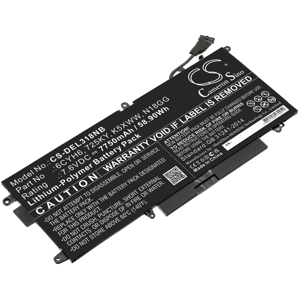 Battery Replaces K5XWW