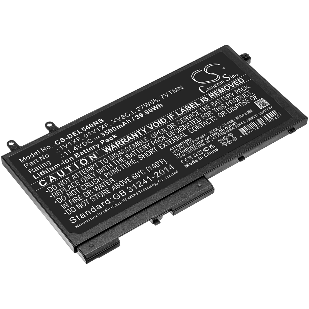 Batterier till bärbara datorer DELL CS-DEL540NB