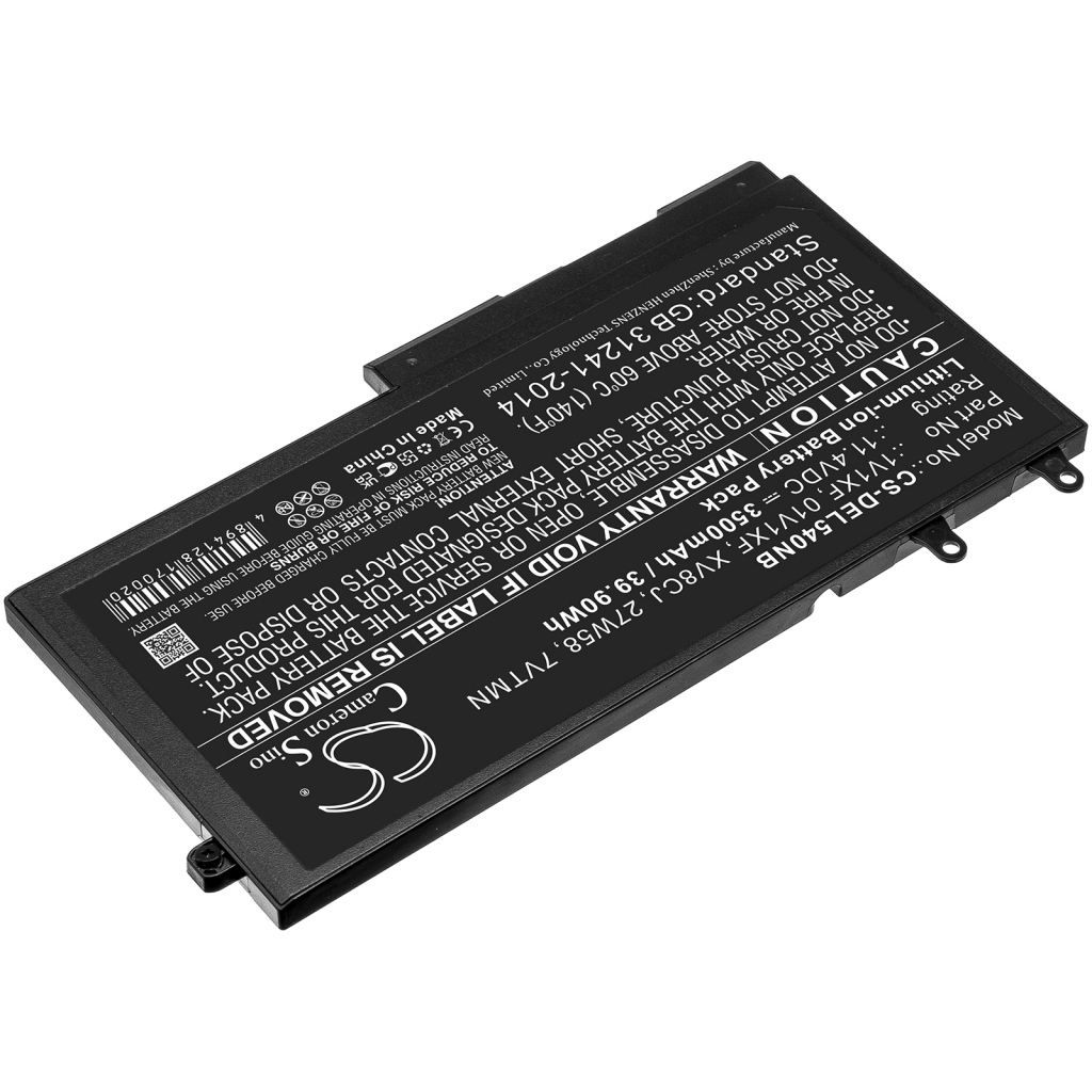 Batterier till bärbara datorer DELL CS-DEL540NB