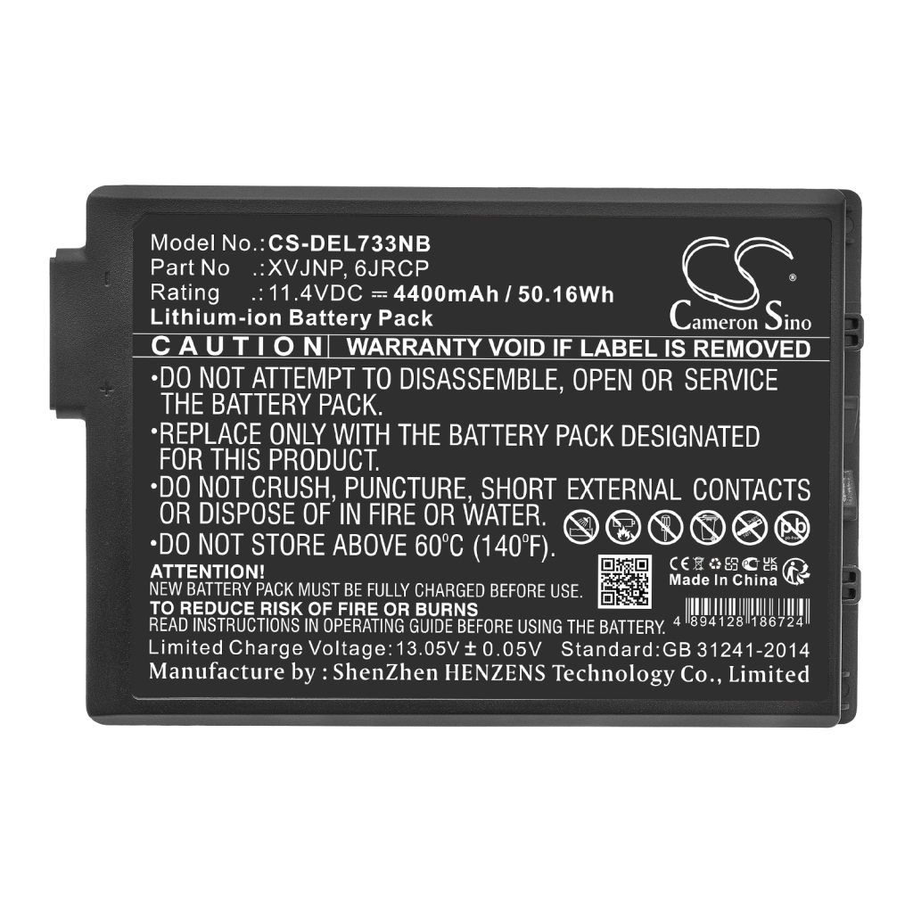 Battery Replaces XVJNP