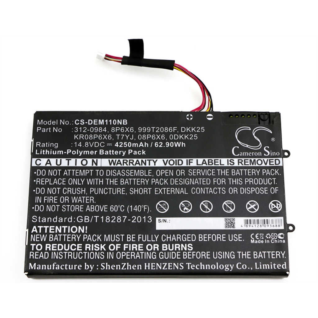 Battery Replaces 0DKK25