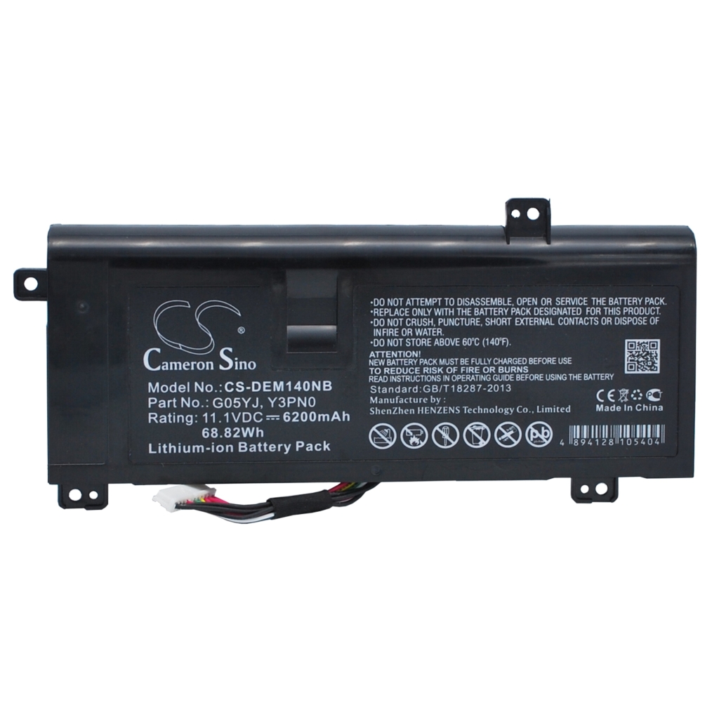 Battery Replaces 08X70T