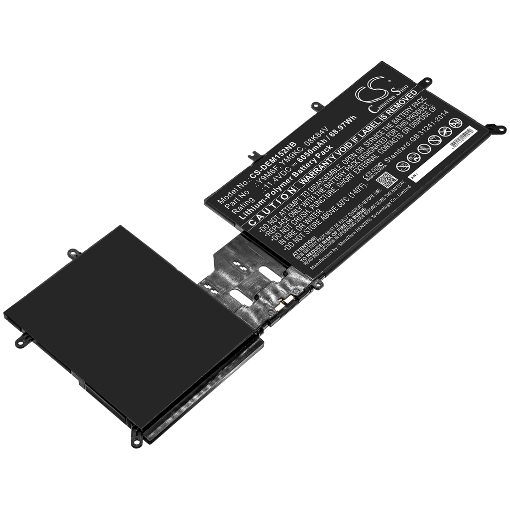 Batterier Ersätter Alienware M15 ALW15MD4725W