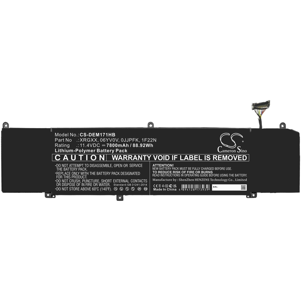 Notebook battery DELL ALIENWARE ALW15M-R1748R