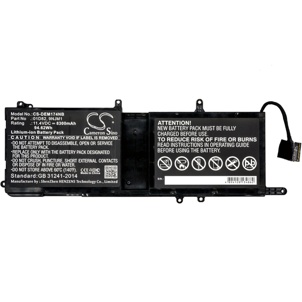 Battery Replaces 01D82