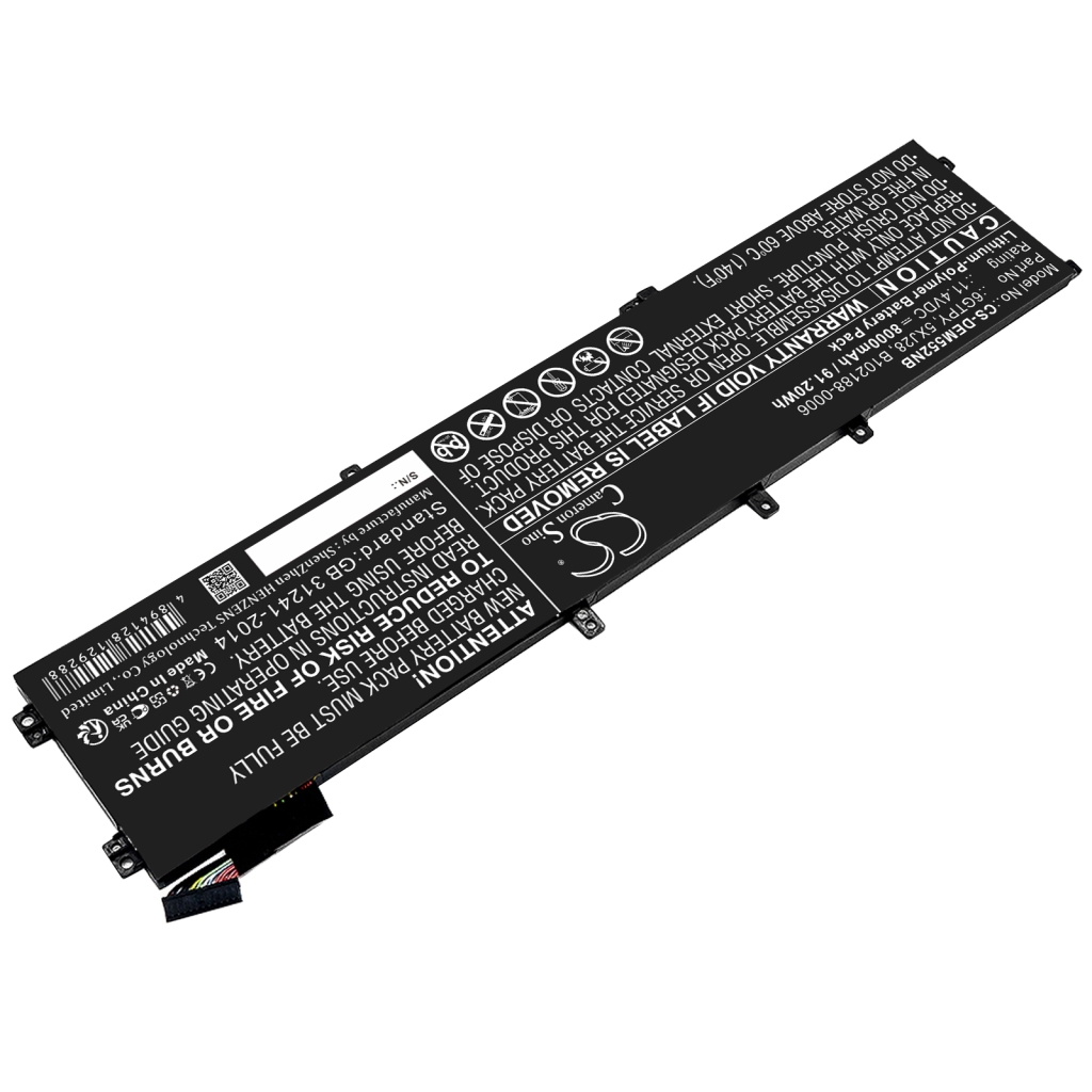 Batterier till bärbara datorer DELL Precision 5520