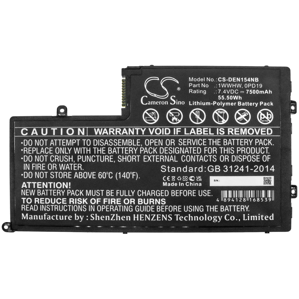 Batterier till bärbara datorer DELL Inspiron 15 5565