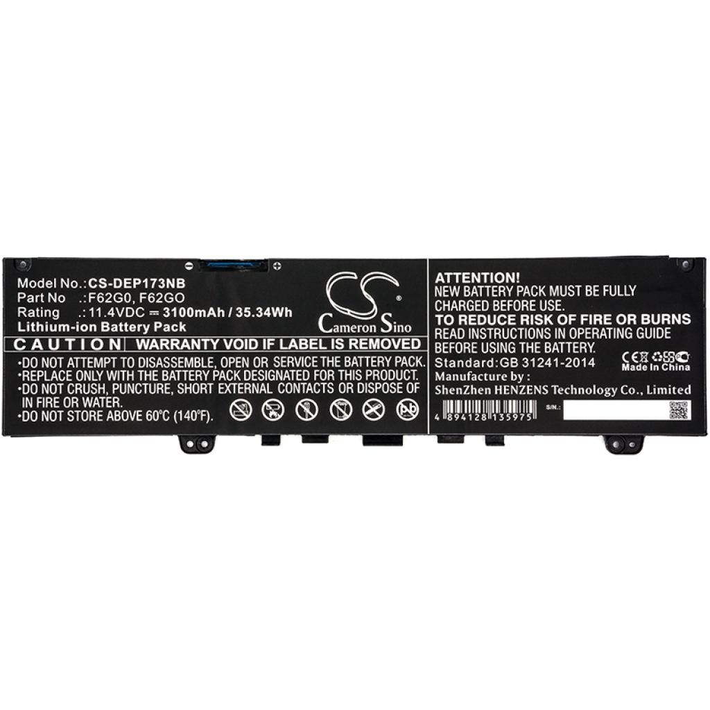 Battery Replaces P87G001