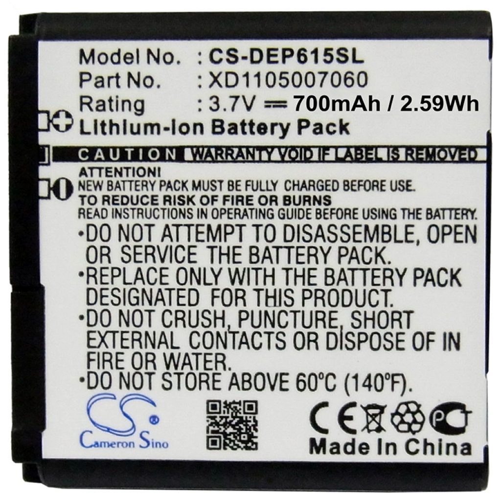 Batterier Ersätter DP615