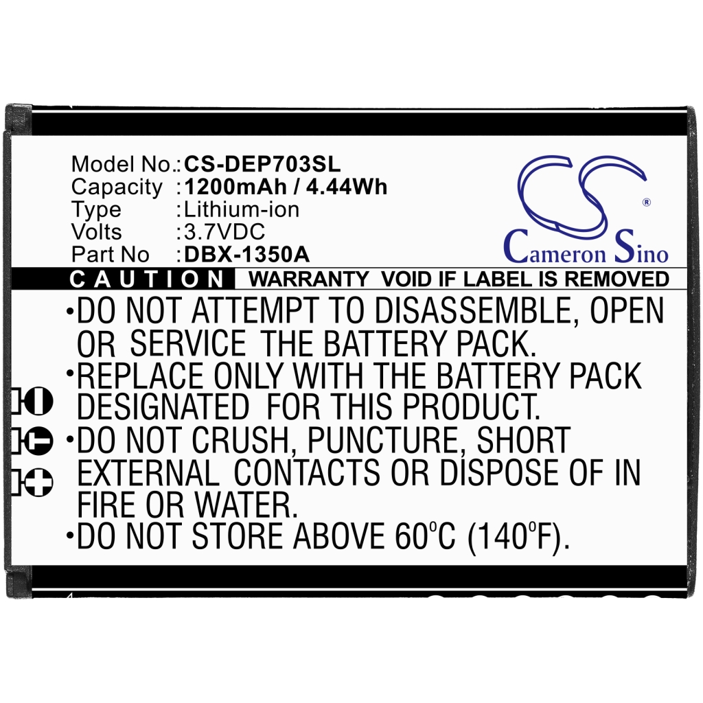 Batterier till mobiltelefoner Doro CS-DEP703SL