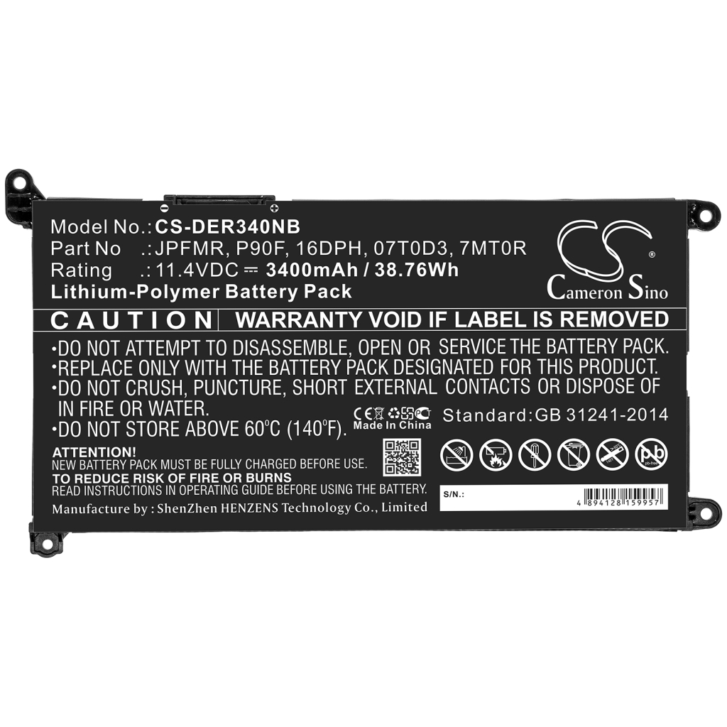 Notebook battery DELL Inspiron 15 5593