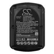 CS-DEW223PX<br />Batterier för  ersätter batteri DE0243-XJ