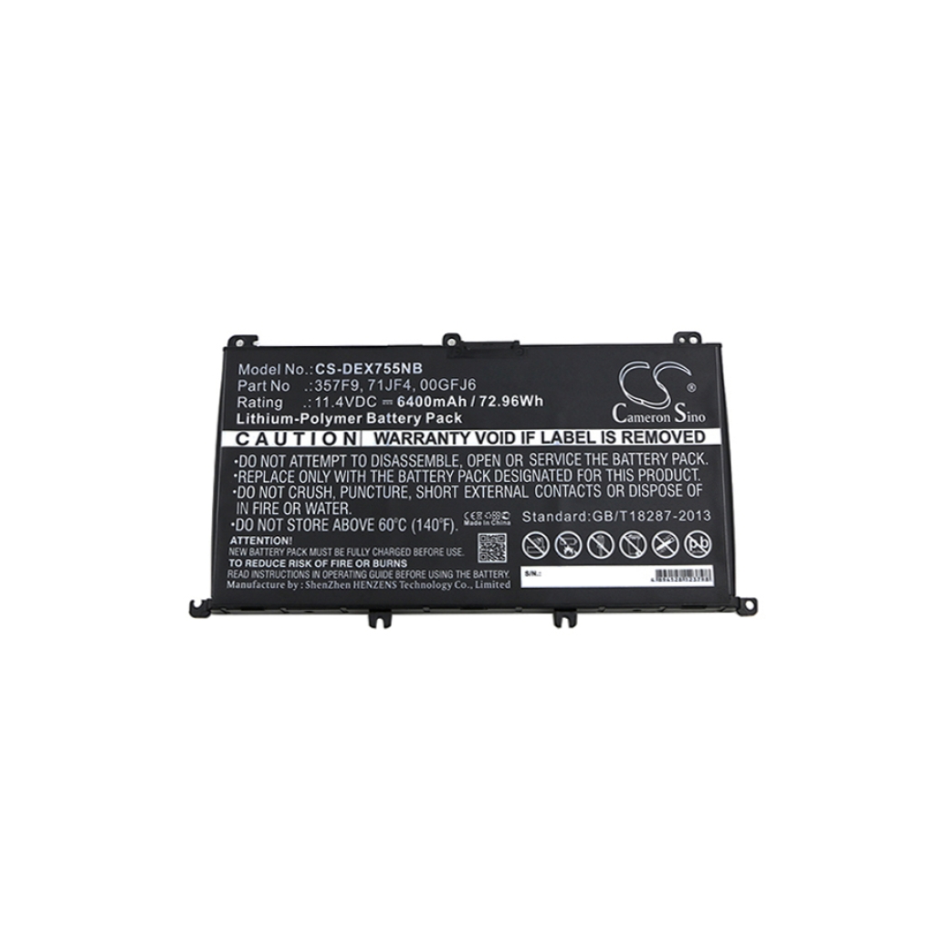 Battery Replaces 00GFJ6