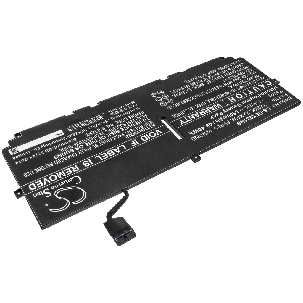 Notebook battery DELL XPS 13 9310