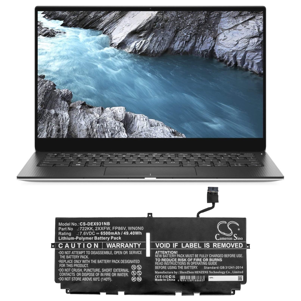 Batterier till bärbara datorer DELL CS-DEX931NB