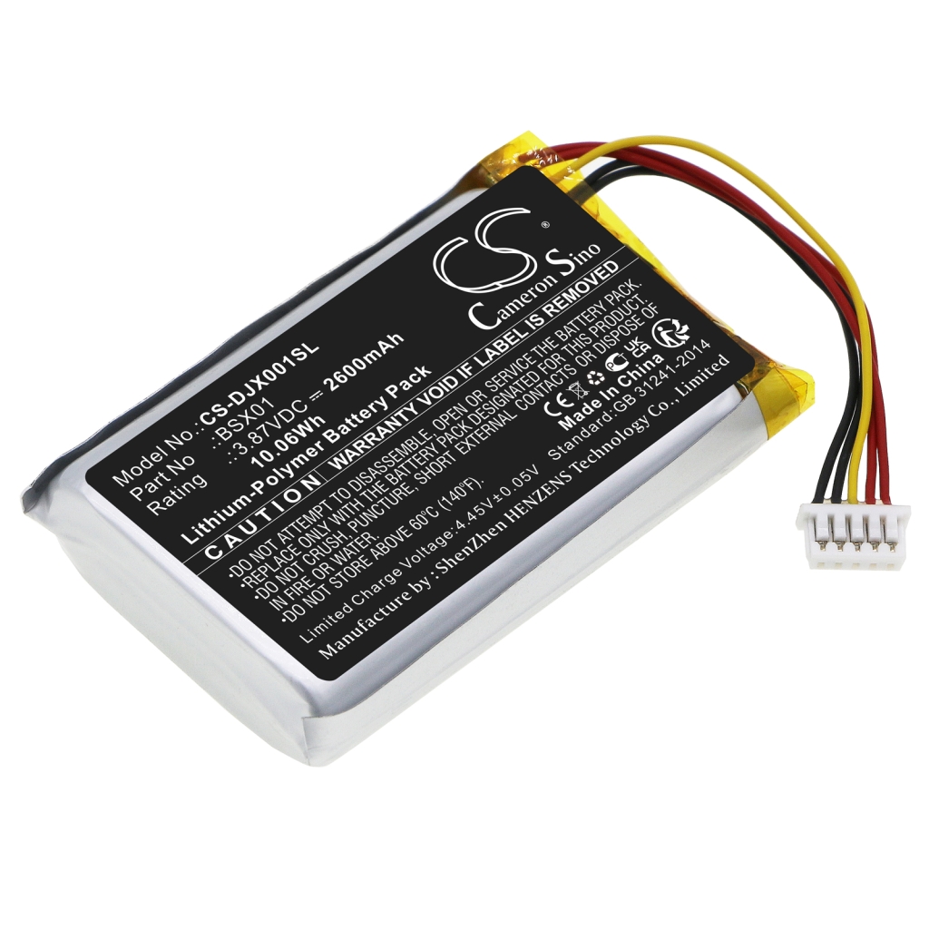 Batteri för mikrofon Dji CS-DJX001SL