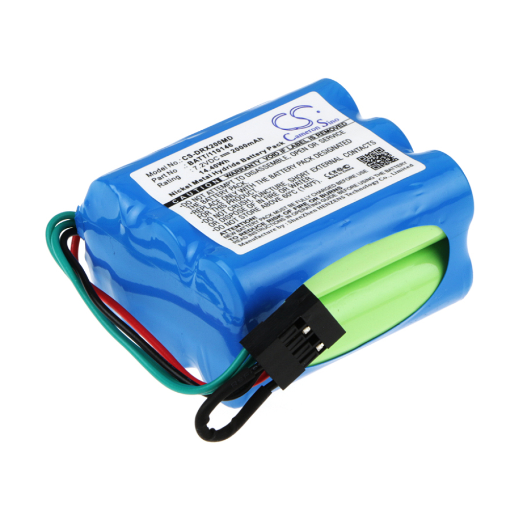 Batterier Ersätter Oxylog 2000 Ventilator