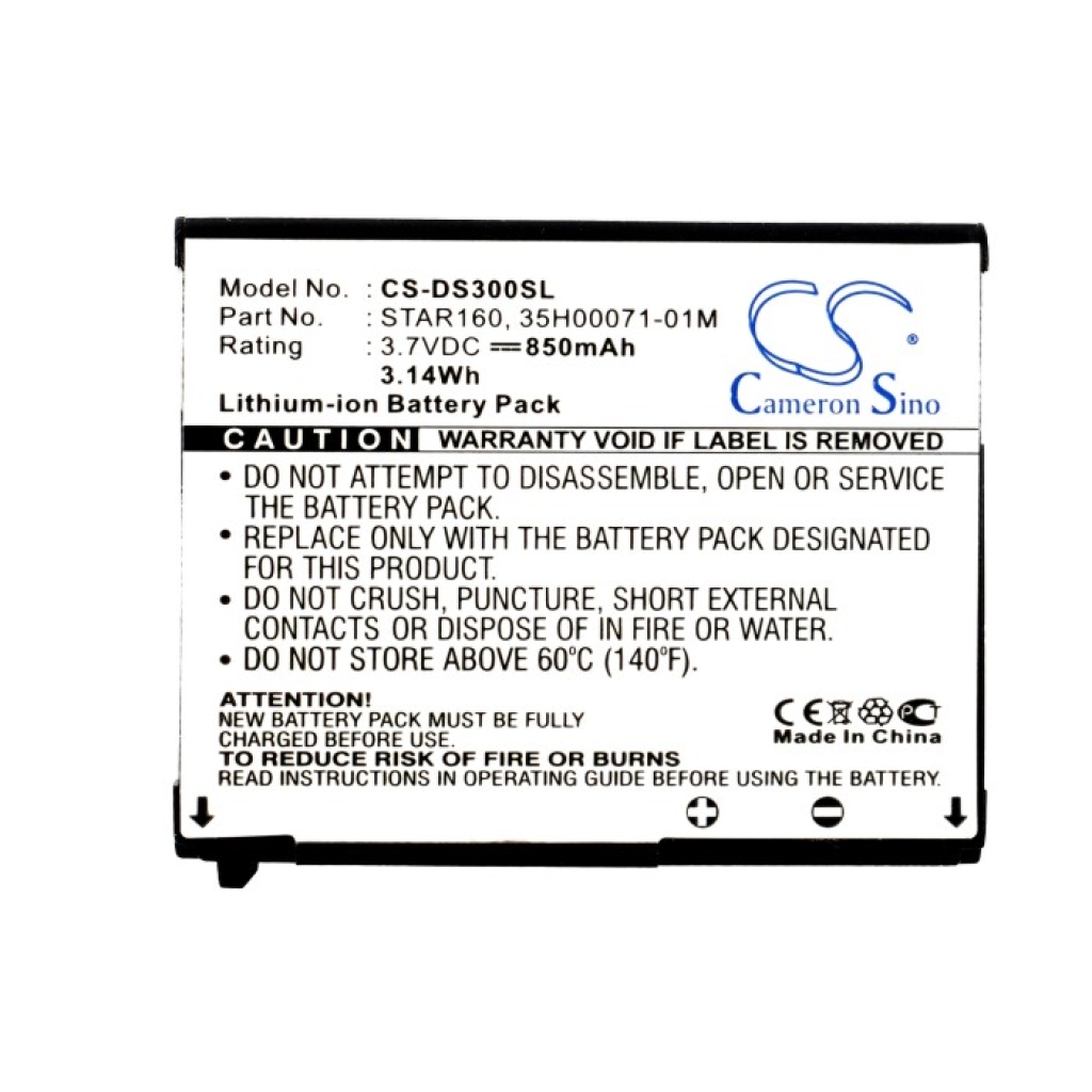 Batterier till mobiltelefoner CINGULAR CS-DS300SL