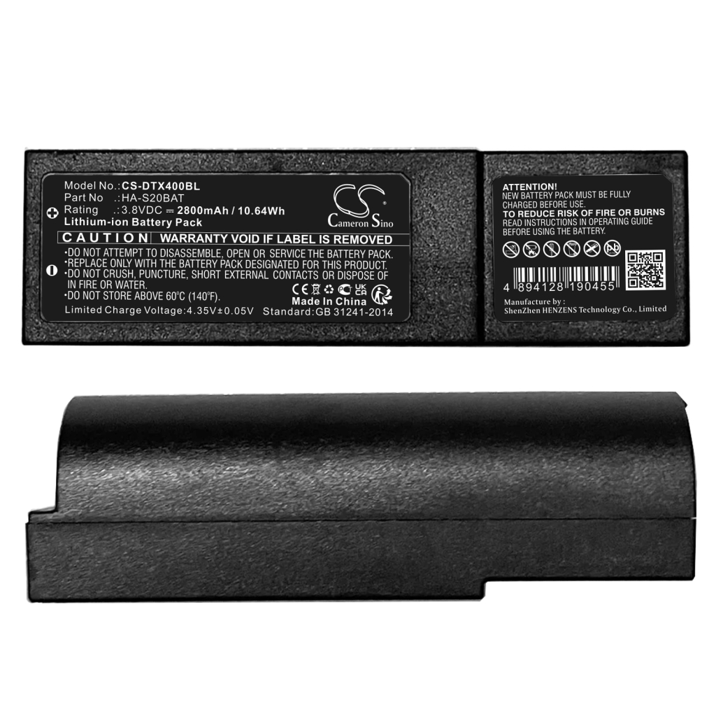 Batterier för skanner Casio CS-DTX400BL